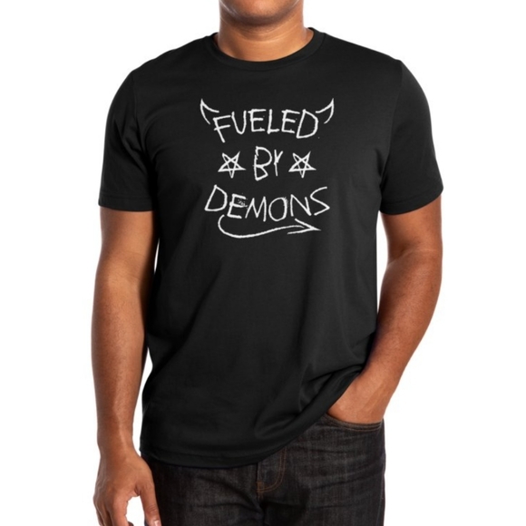 2/$18 Spencer's "Fueled by Demons" T-Shirt - Picture 2 of 5